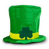 St. Patrick's Day Green Velvet Top Hat